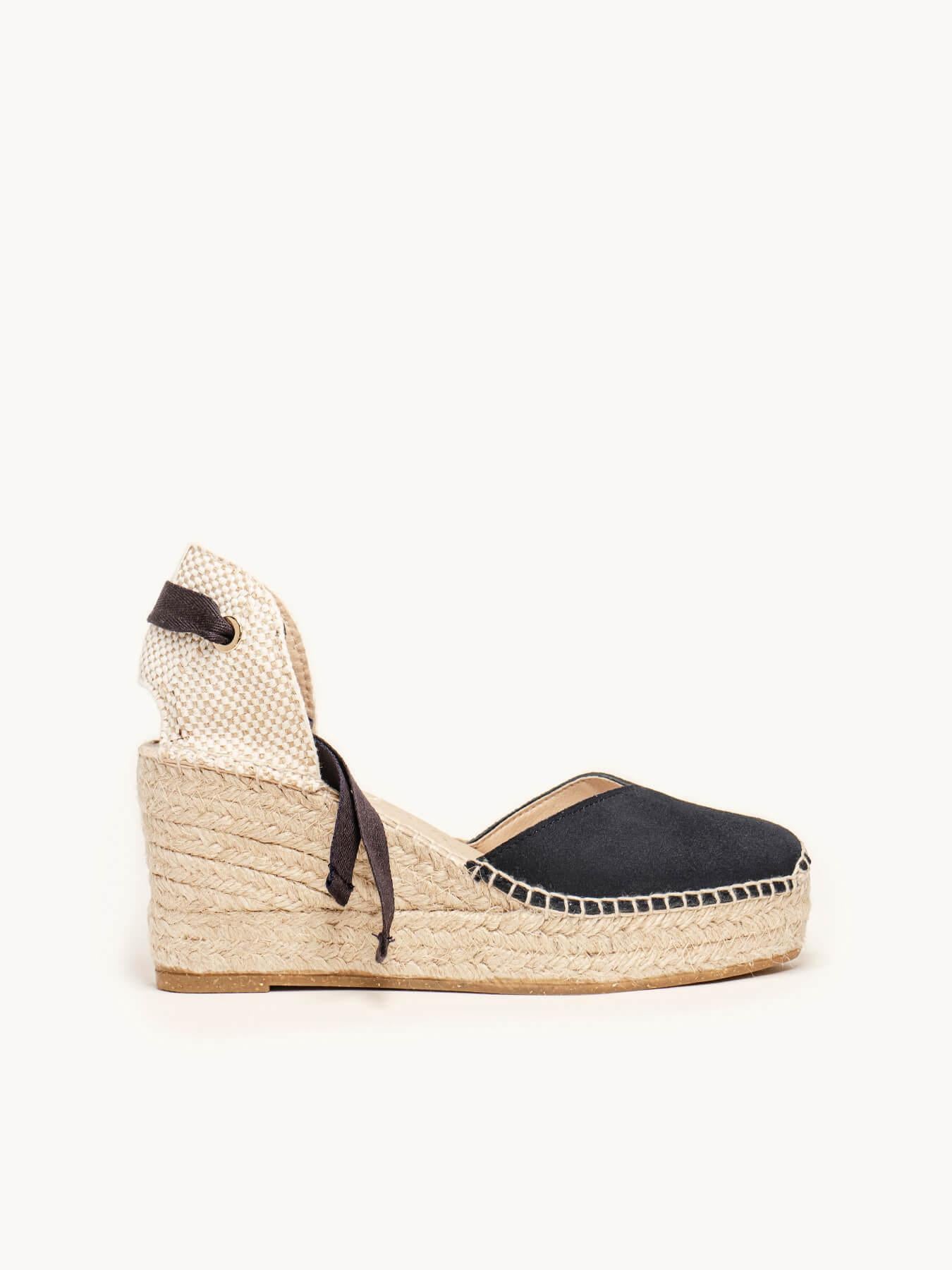 Romero Cuña Media Plataforma Ante Azul Marino