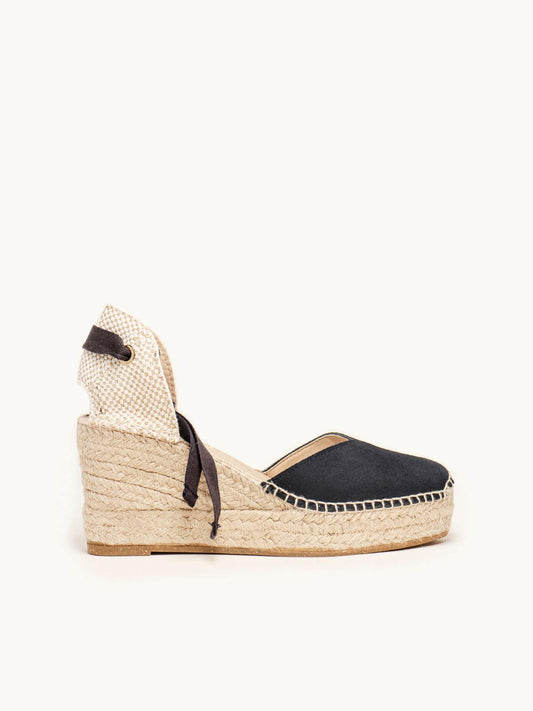 Romero Cuña Media Plataforma Ante Azul Marino