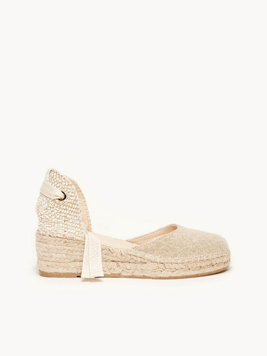 Cala Cuña Baja Lino Metal Oro