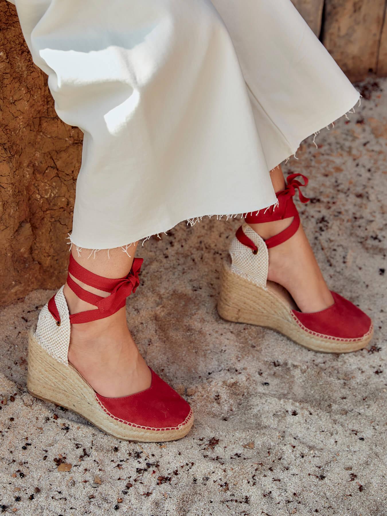 Romero Cuña Alta Ante Rojo