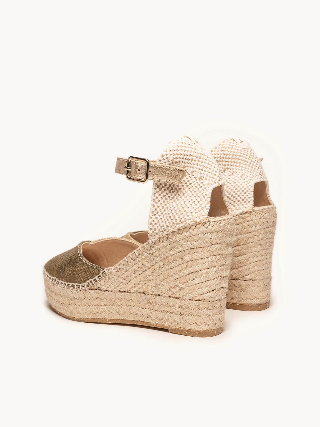 Jara Cuña Alta Lino Metal Verde Kaki