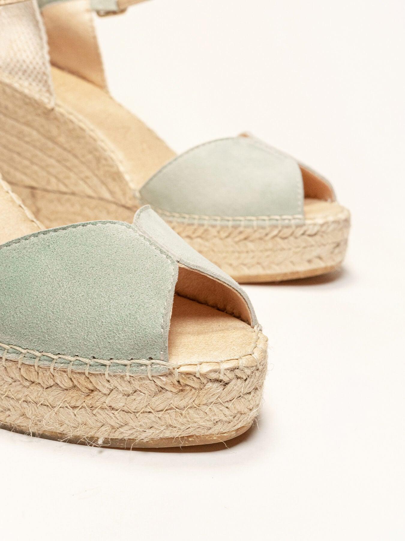 Alelí Cuña Alta Ante Verde Claro