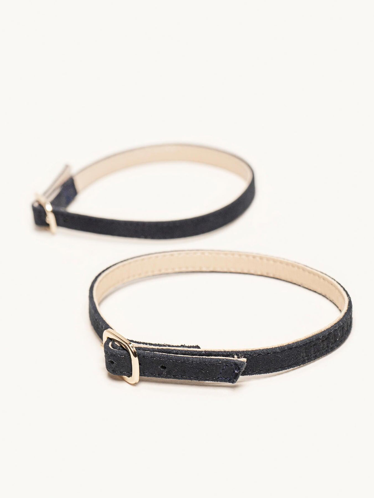 Pulsera Ante Azul Marino