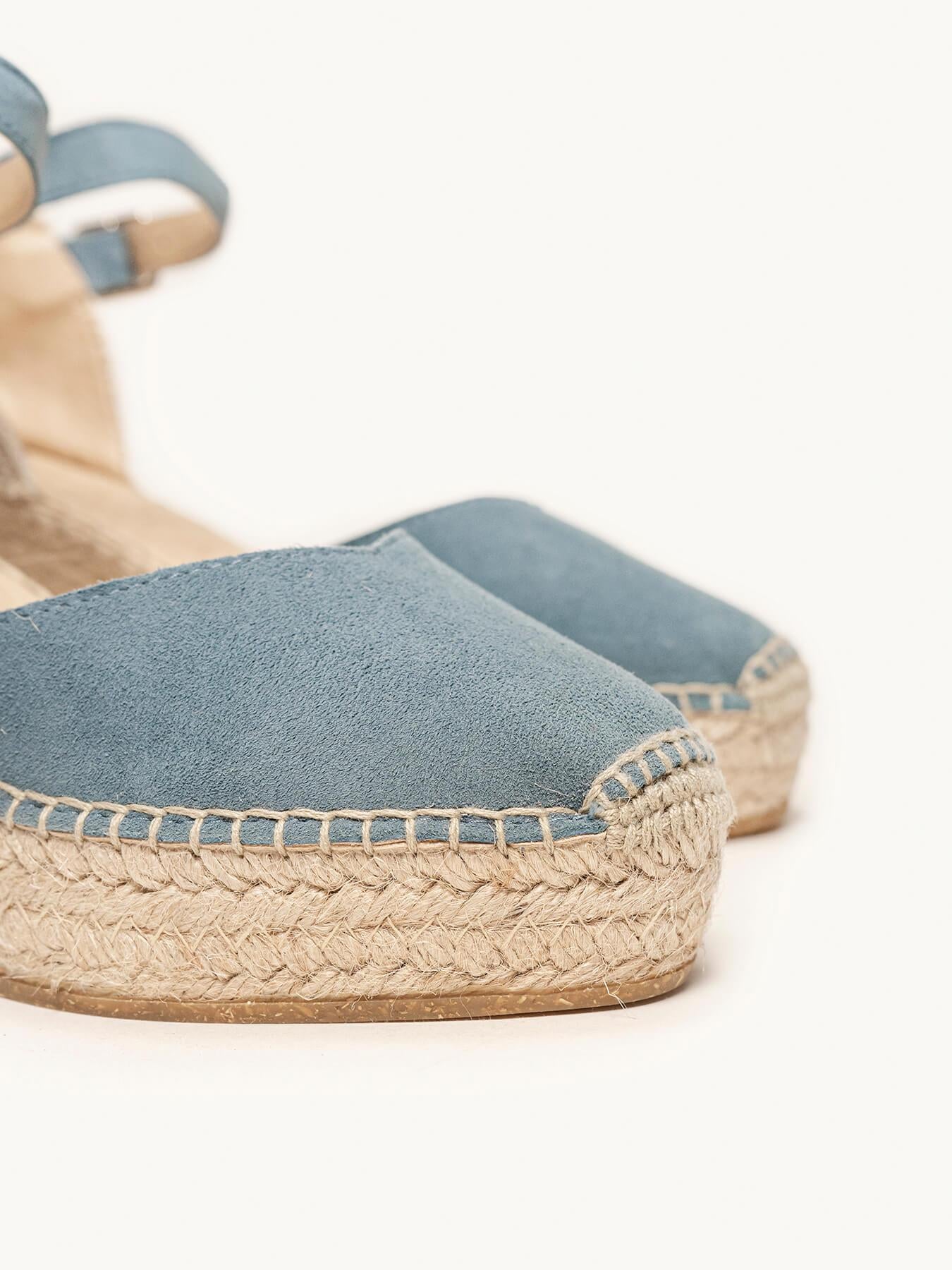 Jara Cuña Media Plataforma Ante Azul Jeans