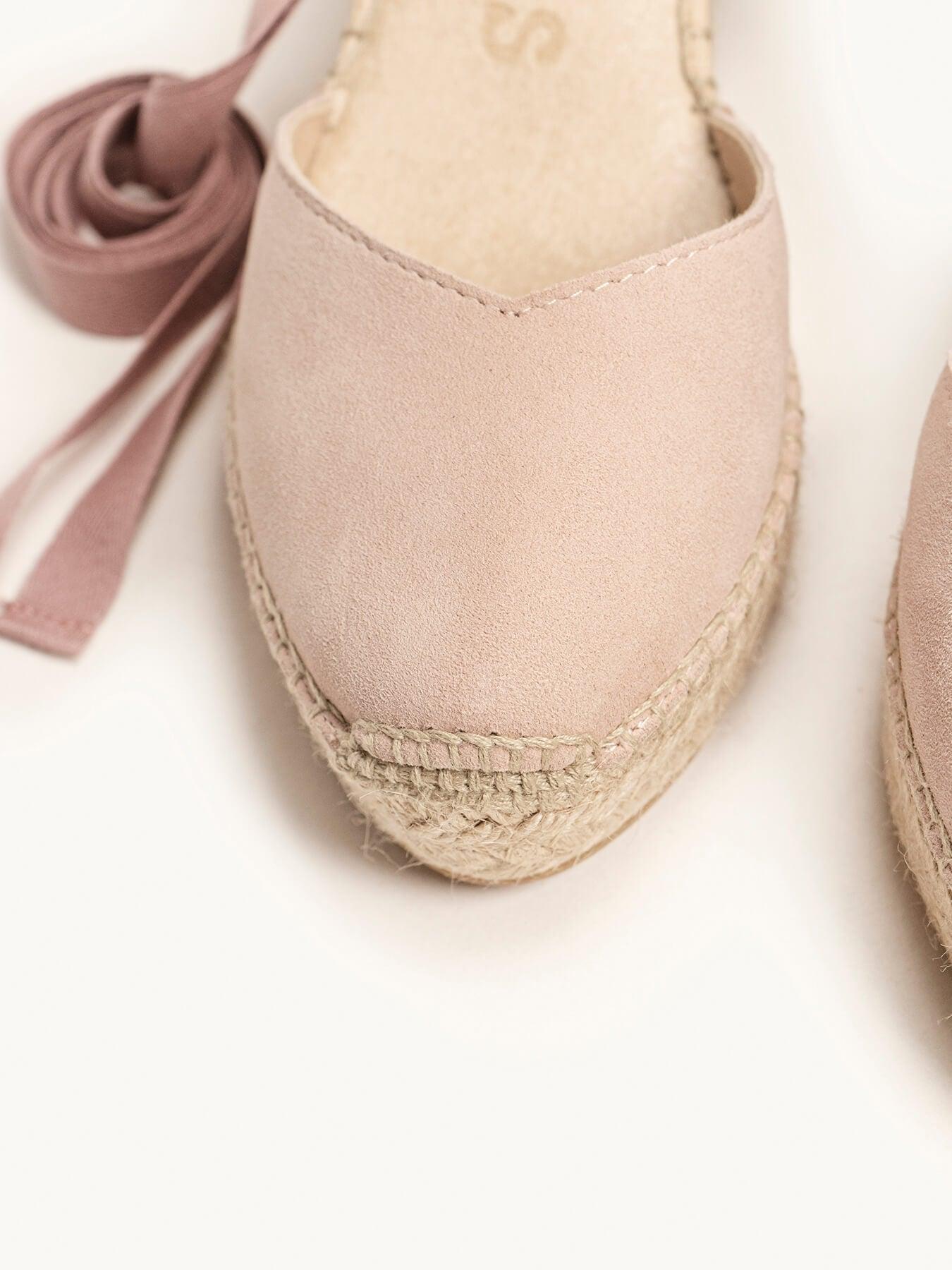 Romero Cuña Media Plataforma Ante Rosa Claro