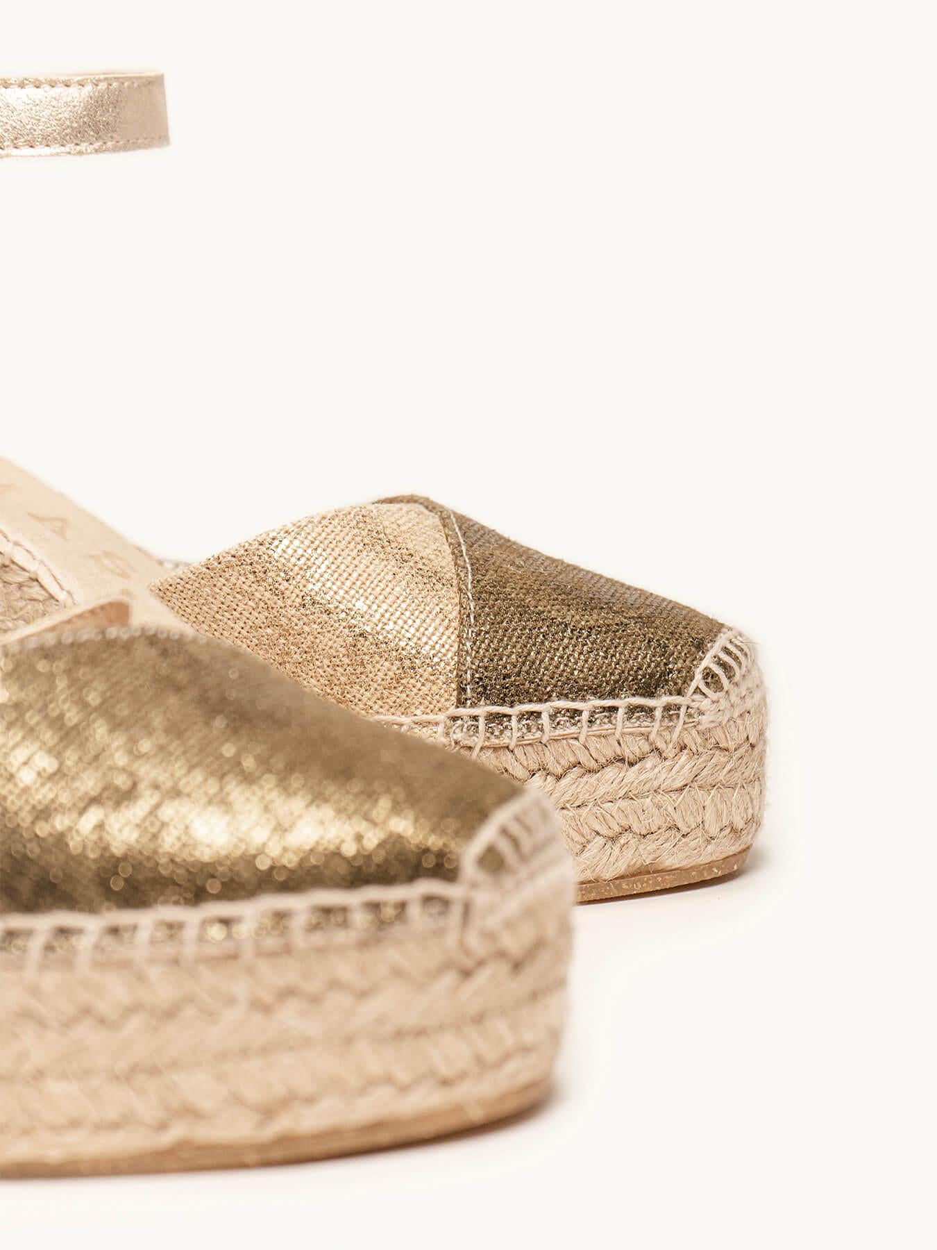 Jara Cuña Alta Lino Metal Verde Kaki