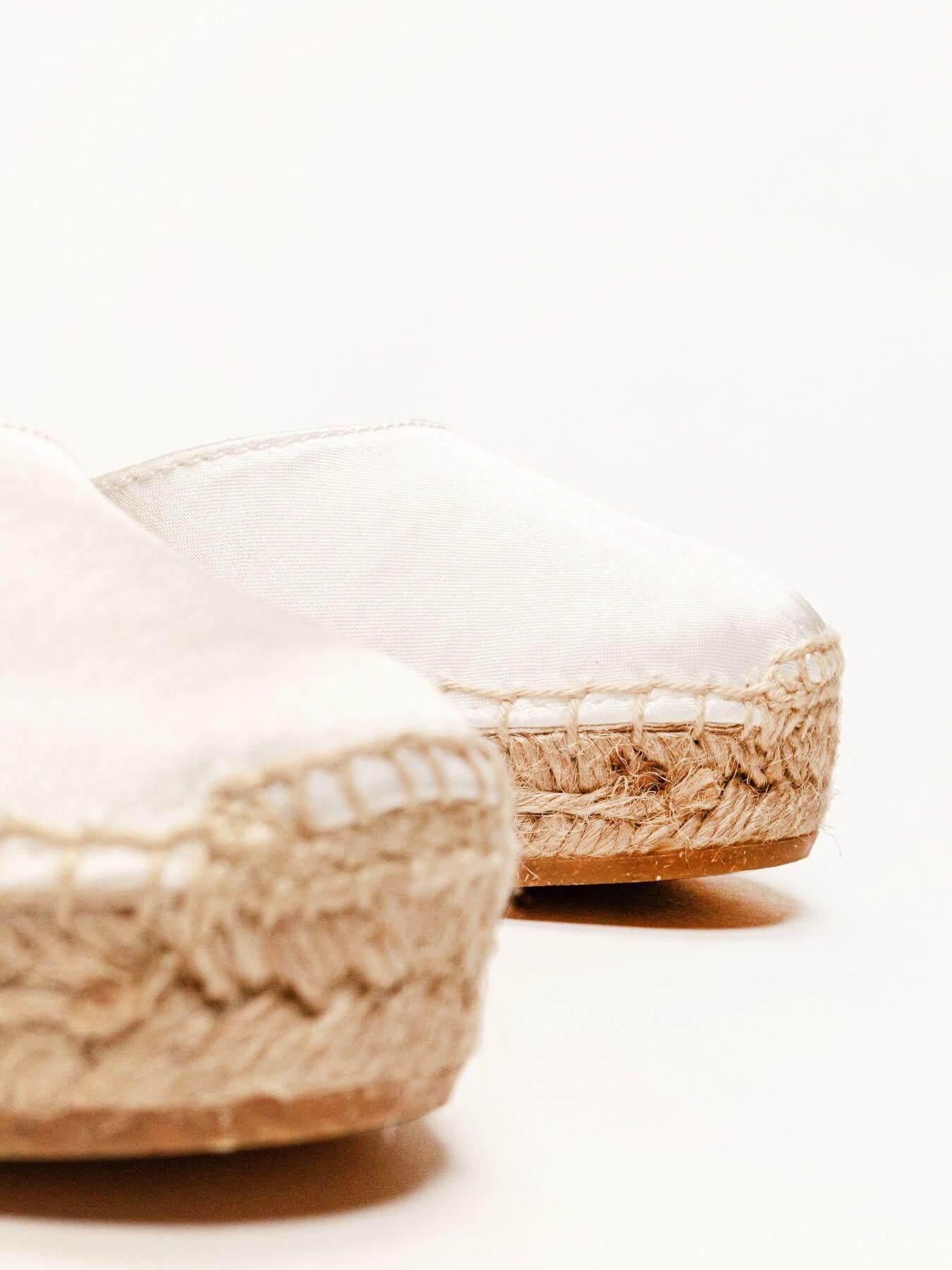 Dalia Cuña Media Raso Blanco