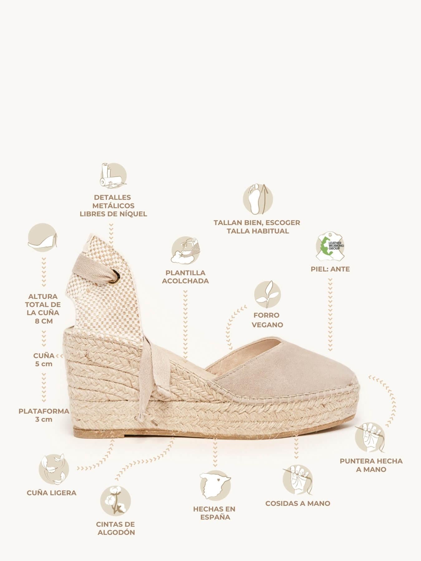 Romero Cuña 8 cm Ante  Piedra