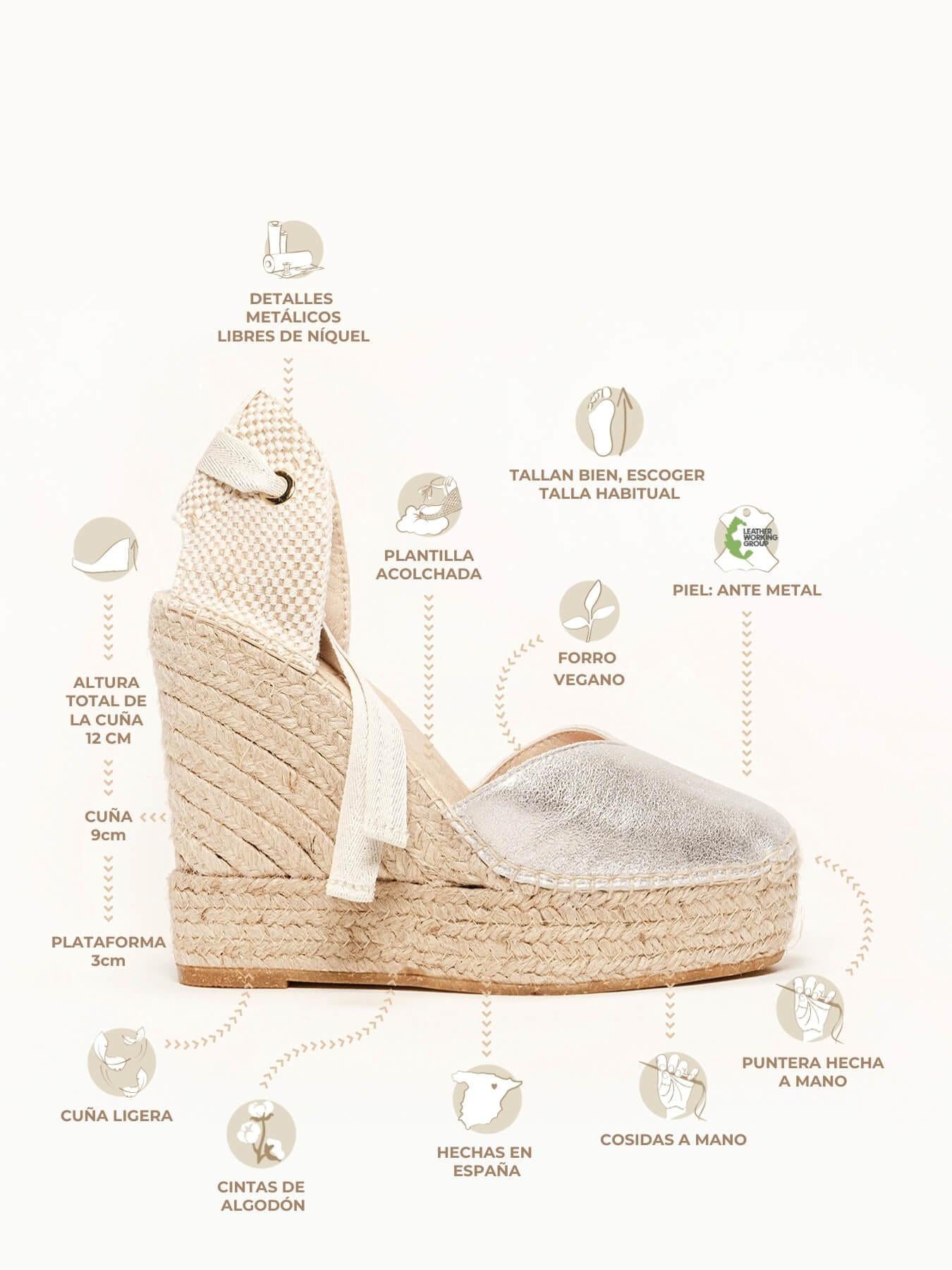 Romero Cuña Alta 12cm Plata