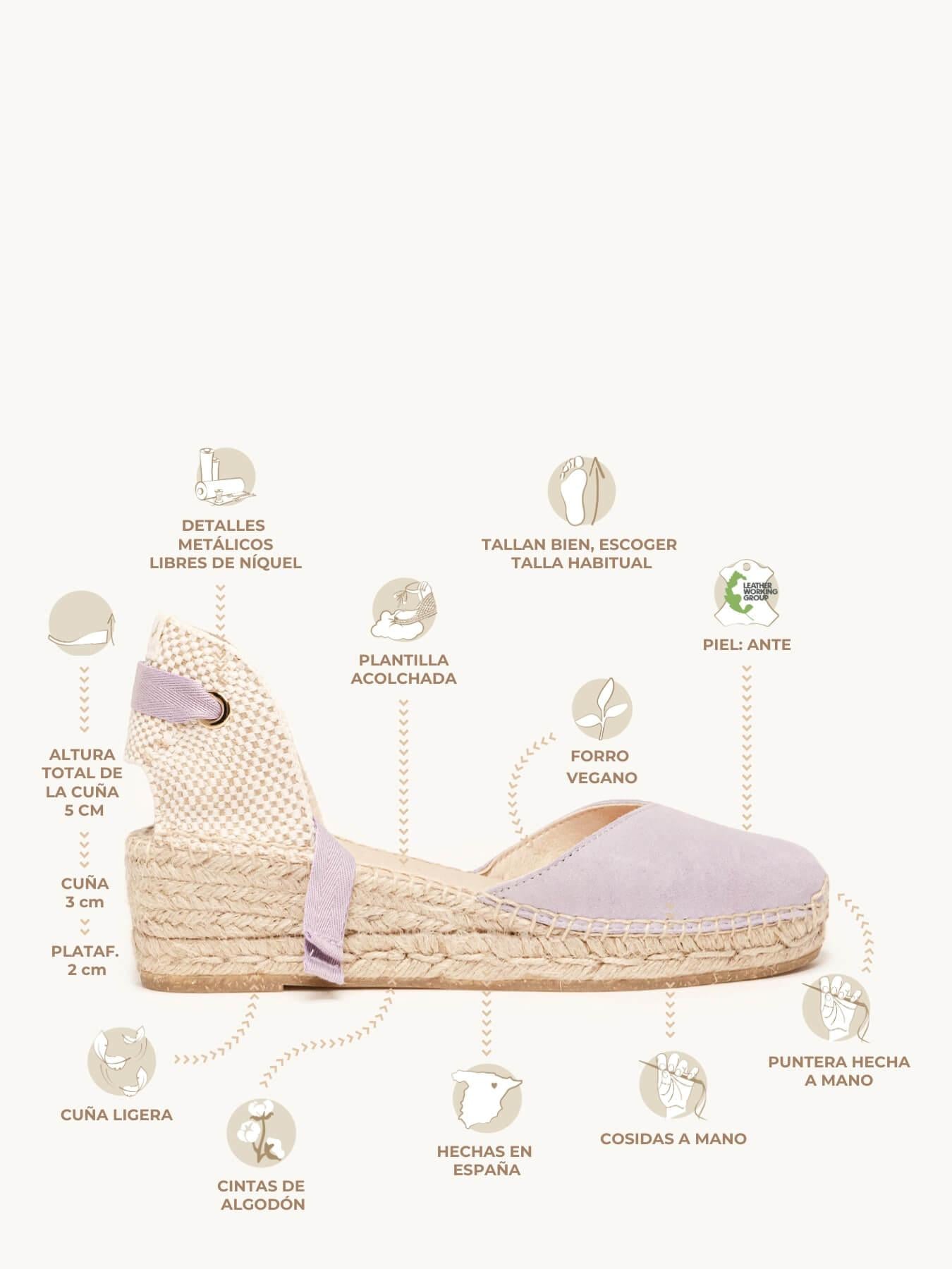 Romero Cuña Baja Ante Lila