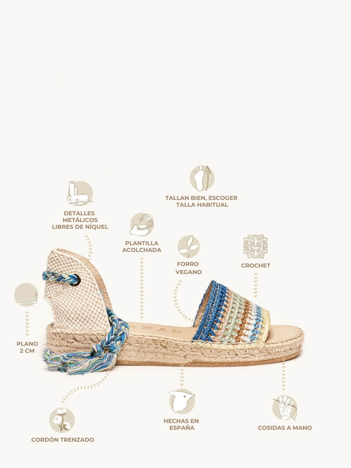 Aulaga Crochet Azul